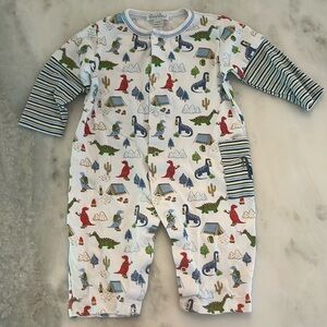 Kissy Kissy Dinosaur Playsuit- 3-6 mo